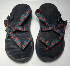 Chaco Tegu Blue & Multi Strappy Slip On Hiking Sandals 13 Grenedine Cubit for sale  Shipping to South Africa