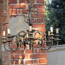 Antico lampadario bronzo usato  Novara