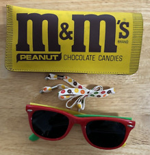 Gafas de sol vintage de la marca M&M's con estuche para gafas y cordón segunda mano  Embacar hacia Argentina