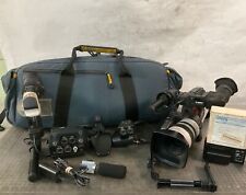 Canon DM-XL1S 3CCD Mini DV Professional Digital Video Camcorder Bundle, used for sale  Shipping to South Africa