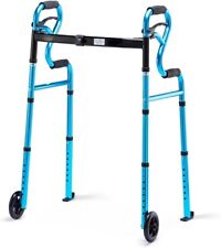 3 in 1 Folding Walker with 5" Front Wheels by Health Line Massage Products, used for sale  Shipping to South Africa