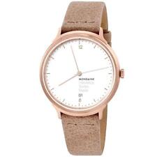 Relógio feminino Mondaine Helvetica No1 tom ouro rosa mostrador branco MH1.L2211.LG comprar usado  Enviando para Brazil