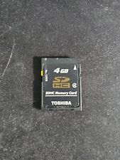 Usado, 4GB SDHC Toshiba 4G SD Flash tarjeta de memoria Clase 4 para GPS de cámara digital segunda mano  Embacar hacia Argentina