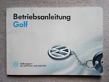Riginal betriebsanleitung golf gebraucht kaufen  Fehrb.,-Winzeln