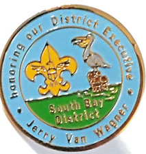 Broche de lapela Boy Scouts South Bay District Executive Jerry Van Wagner (081523), usado comprar usado  Enviando para Brazil