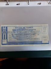 Usado, Biglietto Deportivo Espanyol-Milan - 4/11/1987 - Uefa Cup segunda mano  Embacar hacia Argentina