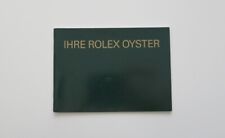 Rolex yster booklet gebraucht kaufen  Rödermark