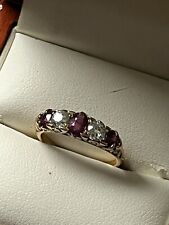 18ct gold ruby diamond ring for sale  POULTON-LE-FYLDE