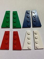 Peças LEGO (4 peças) cunha, placa 4 x 2 (2) direita (2) esquerda 41769, 41770 escolha a cor, usado comprar usado  Enviando para Brazil