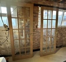 wooden door glass pane for sale  UK