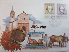 Madeira 25 Escudos 1981 Münze und Briefmarke  Numisbrief  7495+m45127, usado comprar usado  Enviando para Brazil