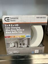 6 in. Ultra Low Glare Deep Baffle Color Selectable Integrated LED Recessed Light for sale  Shipping to South Africa