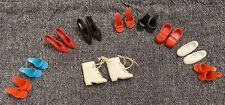 1960s Vintage Barbie Skipper Doll Shoes Heels Mules Flats Boots Japan 10 Pr for sale  Shipping to South Africa