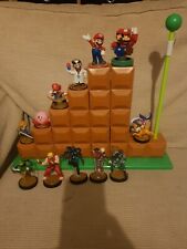 Suporte de exibição Amiibo Super Mario nível final e 12 bonecos Amiibo Mario e outros, usado comprar usado  Enviando para Brazil
