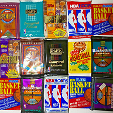 Lote de más de 55 tarjetas de baloncesto vintage selladas de fábrica sin abrir paquetes de la NBA Jordan segunda mano  Embacar hacia Argentina