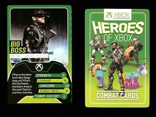 Used, 1 x info card Heroes of Xbox Big Boss Metal Gear Solid - S51 for sale  Shipping to South Africa