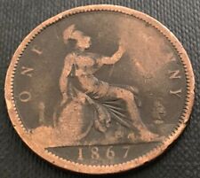 Penny 1867 bun for sale  CHELTENHAM