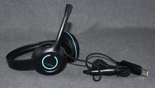 Cyber Acoustics AC-5008 USB Stereo Headset w/in-line Controls for Vol & Mic Mute, used for sale  Shipping to South Africa