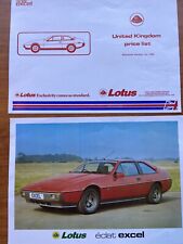 Lotus eclat excel for sale  COLCHESTER