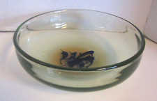 BAKER O'BRIEN STUDIO ART GLASS BOWL Signed Labino Protege for sale  Shipping to South Africa