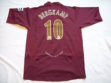 Arsenal shirt bergkamp for sale  MALVERN