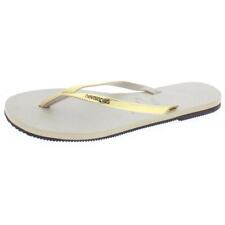 Chinelos Havaianas Feminino YOU Tanga Dourada Casual Sapatos 6 Largos (C,D,W) 9981 comprar usado  Enviando para Brazil