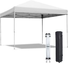 10x10 Pop Up Canopy Tent Adjustable Straight Leg Heights with Wheeled Bag Ropes, used for sale  Shipping to South Africa