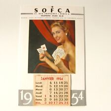 Calendrier publicitaire sofca d'occasion  Saint-Sorlin-en-Valloire