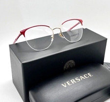 Óculos femininos Versace 1247 1408 52-17-140 vermelho/ouro pálido 100% autêntico comprar usado  Enviando para Brazil