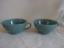 M &S Ceramic Oversized Tea Cups Green Planters ornament ETC 15cm x 8cm for sale  NEATH