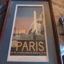 Framed paris print for sale  Brazil