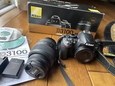 Kit de câmera digital SLR Nikon D3100 14.2MP com AF-S DX com lente 18-55 VR f/3.5-5.6G, usado comprar usado  Enviando para Brazil