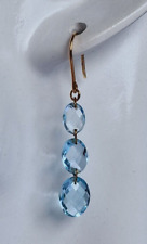 Blue topaz drop for sale  CHRISTCHURCH