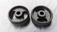 Used, 2 Antique sewing Machine base Cast iron Wheels for sale  Pittsburgh