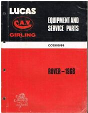 rover p5 parts catalogue for sale  ALFRETON