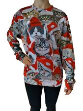 Christmas sweatshirt katze gebraucht kaufen  Boxberg