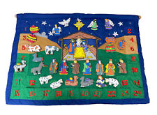 Nativity advent fabric for sale  Shipping to Ireland