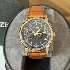 CITIZEN Eco-Drive CORSO Brown Leather Men's Watch - AO9003-08E  MSRP: $325 for sale  Shipping to South Africa