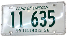 Illinois 1956 license for sale  Mundelein