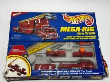 Camión de bomberos Hot Wheels Mega Rig 1996 juego/departamento de bomberos MegaRig/Mattel  segunda mano  Embacar hacia Argentina