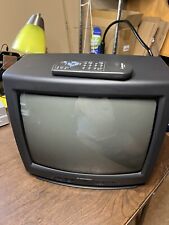 Mitsubishi  CRT 13" Color TV  Model CS-13103 Retro Gaming Television W/ Remote for sale  Shipping to South Africa