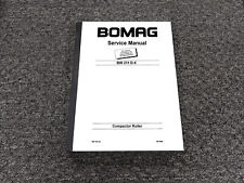 Rolo compactador Bomag BW 211 D-5 manual de serviço de reparo da loja comprar usado  Enviando para Brazil