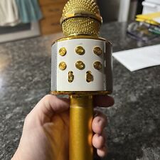 Microfone de karaokê portátil Bluetooth sem fio alto-falante KTV player microfone infantil festa, usado comprar usado  Enviando para Brazil