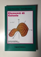 Elementi calcolo. marcellini usato  Italia