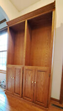Oak bookshelves cabinets for sale  Saint Cloud
