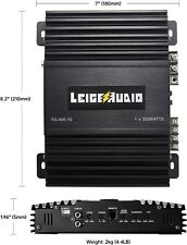 Nuevo amplificador de coche monobloque Leiges Audio LG-500.1D 2200 vatios clase D segunda mano  Embacar hacia Argentina