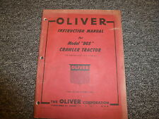 Oliver Model BGS Cletrac Crawler Dozer Tractor Owner Operator Maintenance Manual for sale  Fairfield