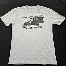 National Museum of Military Vehicles Gray Short Sleeve Blue 84 T-Shirt Men's M for sale  Shipping to South Africa