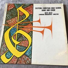 LP de vinil Eastern Christian High School banda e coro 1971-1972 etiqueta personalizada, usado comprar usado  Enviando para Brazil