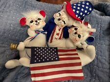 Usado, Bonecas Annalee 4 de julho Memorial Day ratos patrióticos bandeira americana trio comprar usado  Enviando para Brazil
